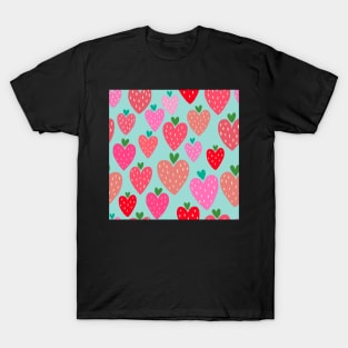 Strawberry hearts T-Shirt